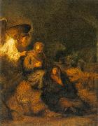 The Dream of St Joseph ds REMBRANDT Harmenszoon van Rijn